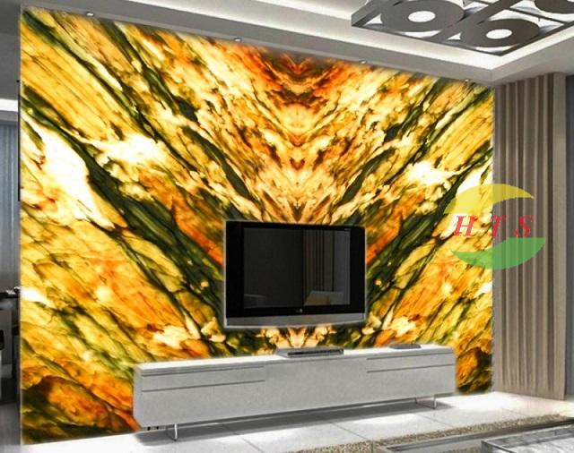 tranh đá thạch anh tivi